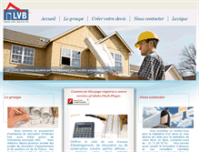 Tablet Screenshot of lvb-devis.fr